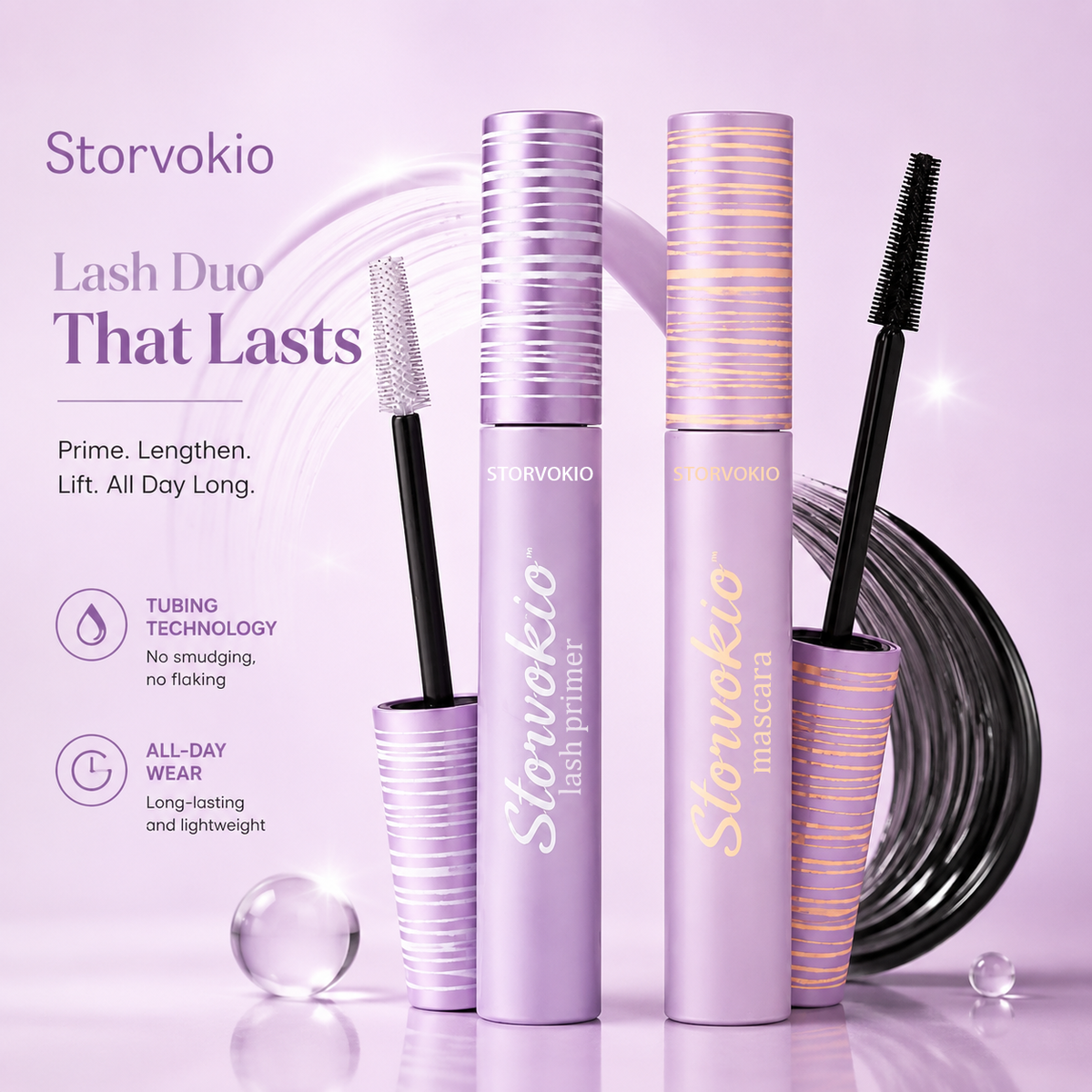 Last Day Buy 1 Get 1 Free ✨Storvokio lette tubing mascara & primer