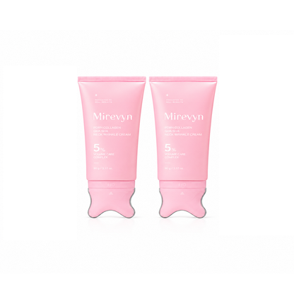 ✨Last Day Buy 1 Get 1 Free ✨Mirevyn  Collagen Gua Sha Neck Wrinkle Cream Skincare