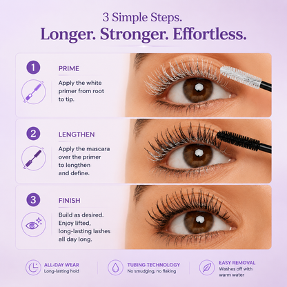 Last Day Buy 1 Get 1 Free ✨Storvokio lette tubing mascara & primer